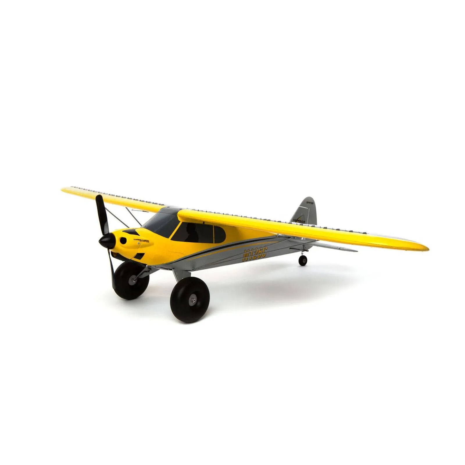 HobbyZone RC Airplane Carbon Cub S 2 1.3m BNF Basic   with Safe HBZ32500 Yellow