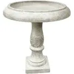 Kante Lightweight Traditional Flower Pattern Birdbath