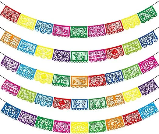 Mexican Party Banners 5 Pack