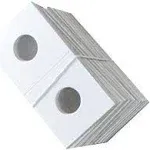 Cardboard/Mylar 2x2 Coin Holder Flips for Penny/Cent 19mm, by Guardhouse 100 PK