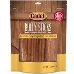 Cadet Single Ingredient Bully Sticks for Dogs Small 1 lb