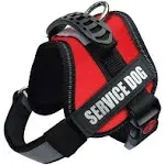 Albcorp Reflective Service Dog Vest Harness w/ Hook &amp; Loop Removable Patches MED