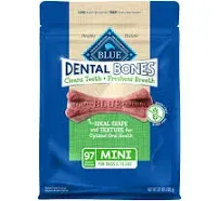 Blue Buffalo Dental Bones Natural Dental Chew Dog Treats