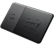 eufy Security by Anker SmartTrack Card (Black 1-Pack) Works with Apple Find M...