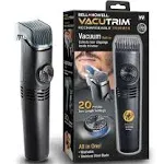 Vacutrim Cordless Mens Trimmer, Rechargeable Electric Shaver w/20 Trim Setting