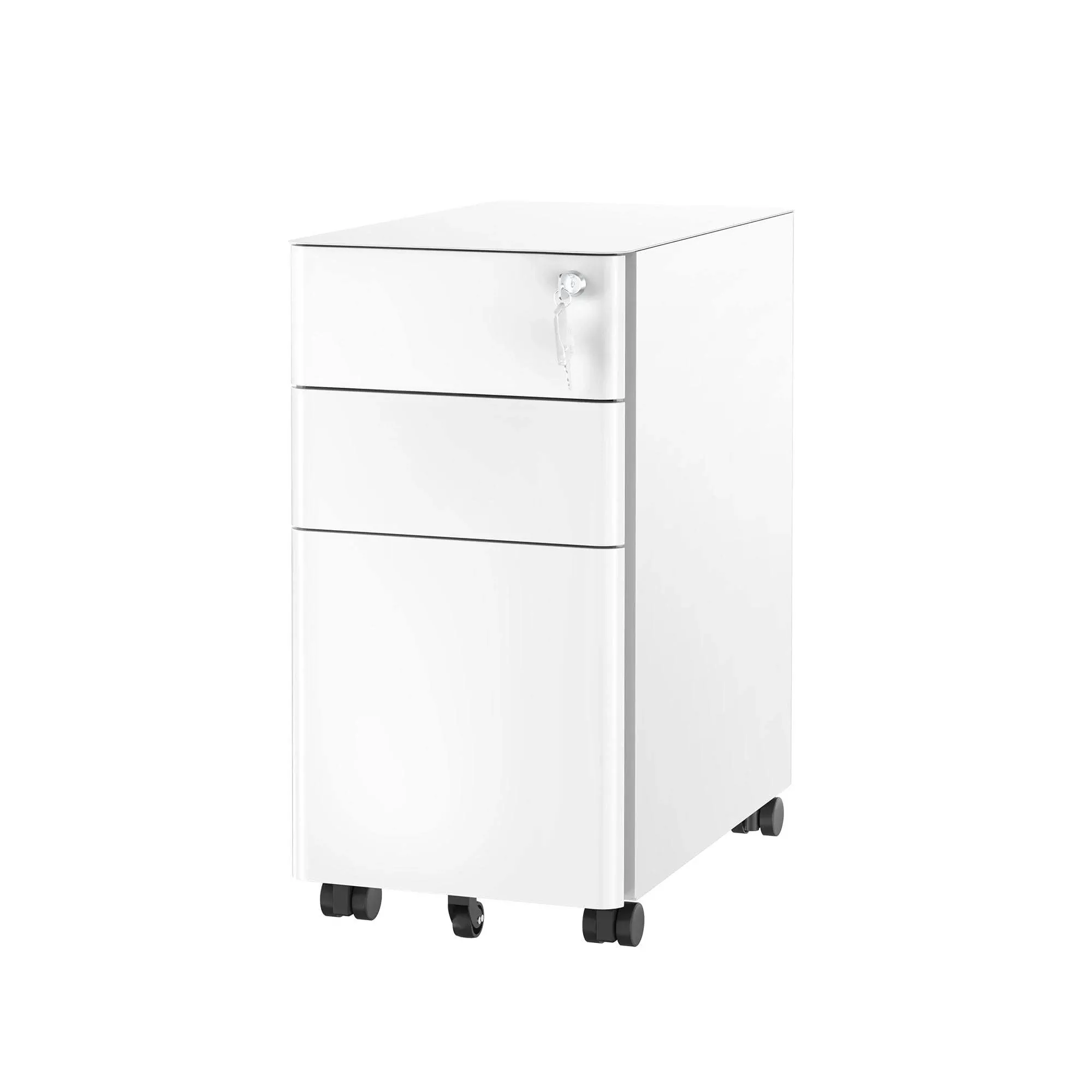 Mount-It! Slim Rolling File Cabinet