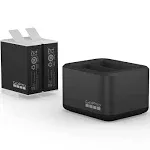 Dual Battery Charger + Battery (HERO10 Black/HERO9 Black) - Official GoPro Accessory (ADDBD-001)