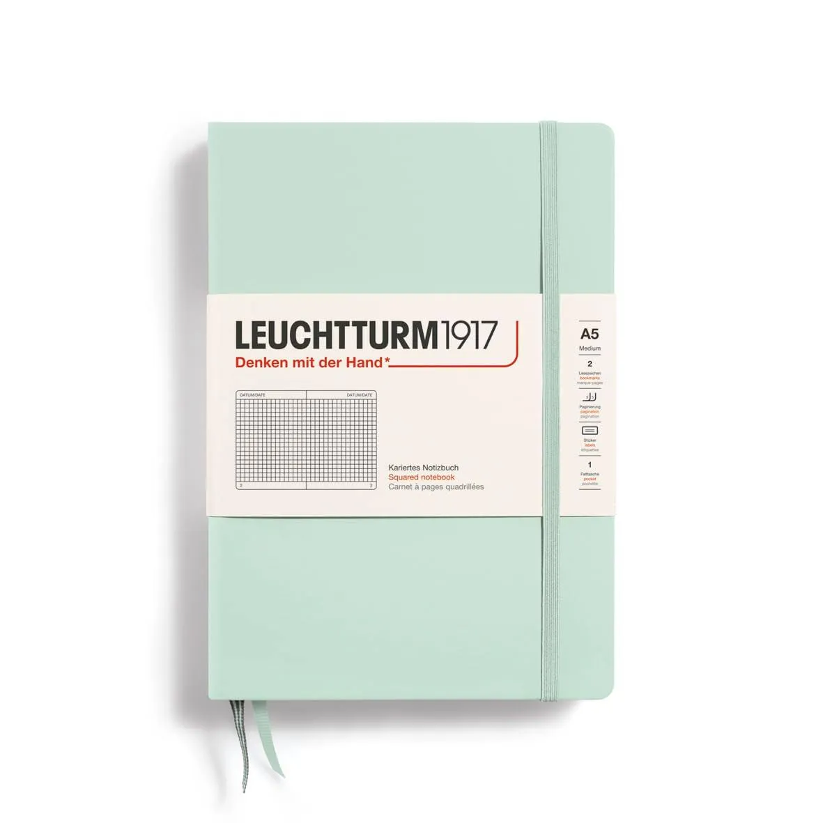 Notebook Medium Mint Green