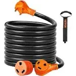 VEVOR 25 ft RV Extension Cord, 30 Amp, Heavy Duty STW RV Power