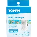 Top Fin Small Element Filter Cartridges EF-S - 6 Count X2