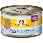 Wellness Complete Health Wet Cat Food, Smooth Pate, Grain Free Cat Food