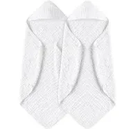 Hooded Baby Towels for Newborn 100% Muslin Cotton Baby Bath Towel with Hood for 