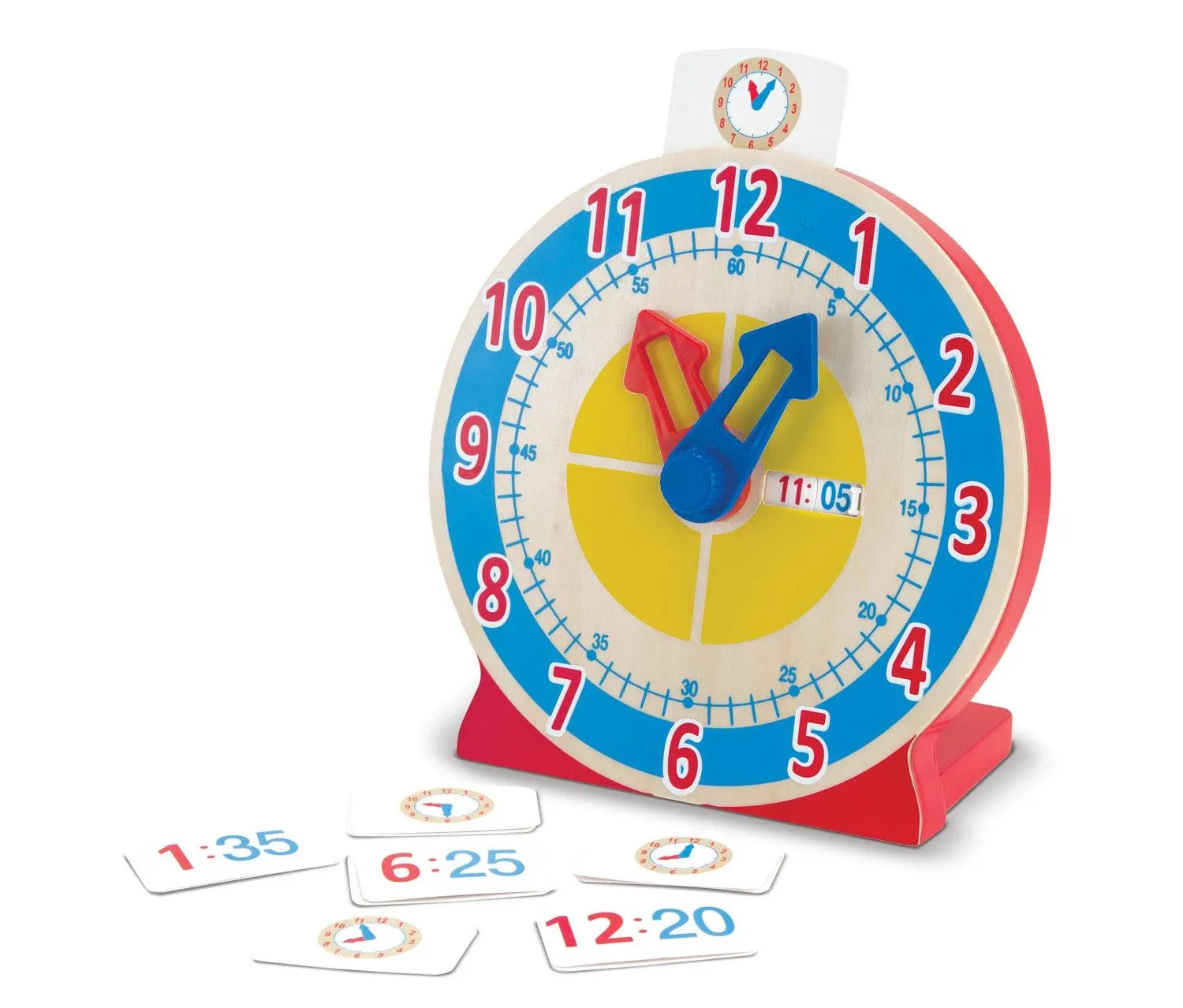 Melissa & Doug Turn & Tell Wooden Clock