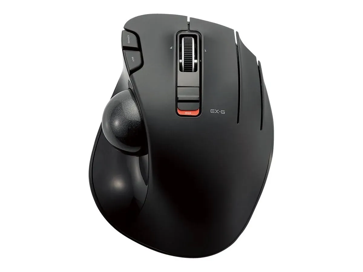 Elecom Wireless Mouse trackball 6 button black M-XT3DRBK