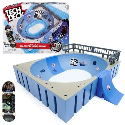 Tech Deck Daewon Mega Bowl X- Connect Park Creator Customizable Buildable Ramp Set