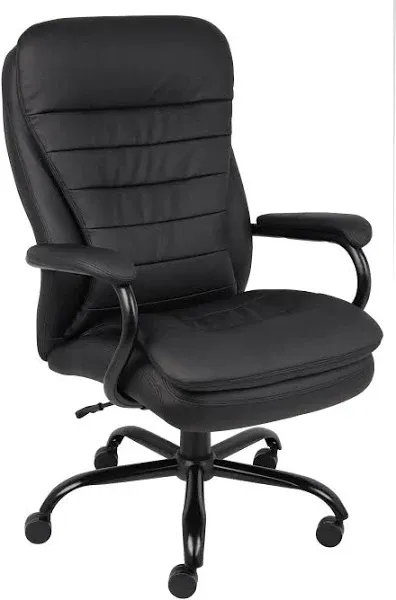 Boss Office Products CaressoftPlus Faux Leather Executive Big &amp; Tall Chair 400