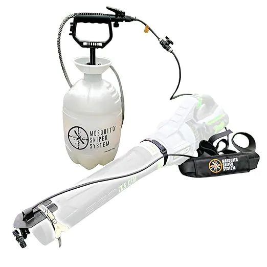 Mosquito Sniper System Pesticide Sprayer | Insecticide Sprayer and Mosquito Mister System | Pest Control System for Fleas, Ticks, and Mosquitos | Kit