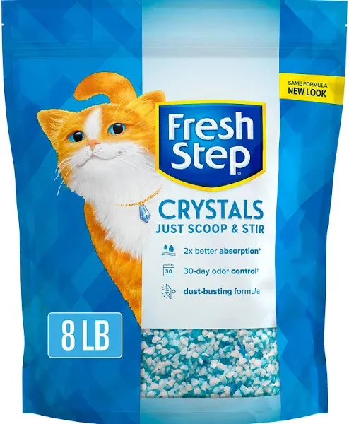 Crystals, Scented, Premium Cat Litter, 8 lb