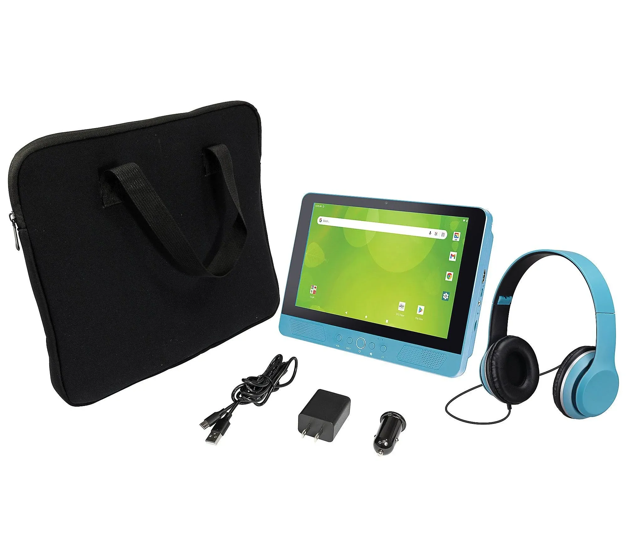 GPX Entertainment+ 10" Tablet + DVD Player, Size One size, Turquoise