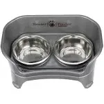 Neater Feeder Express Large Dog Bowls in Gunmetal Grey