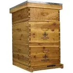 Wax-Coated 10 Frame Beehive - (2)Deeps & (1)Medium, Men's