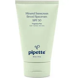 Pipette Mineral Broad Spectrum SPF 50 Sunscreen