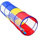 SweHouse Kids Play Tunnel for Toddlers, Pop Up Crawl Through Tunnel Play Tent for Baby Infant Children or Dog with 2 Mesh Sides, Kids Tunnel Toys or