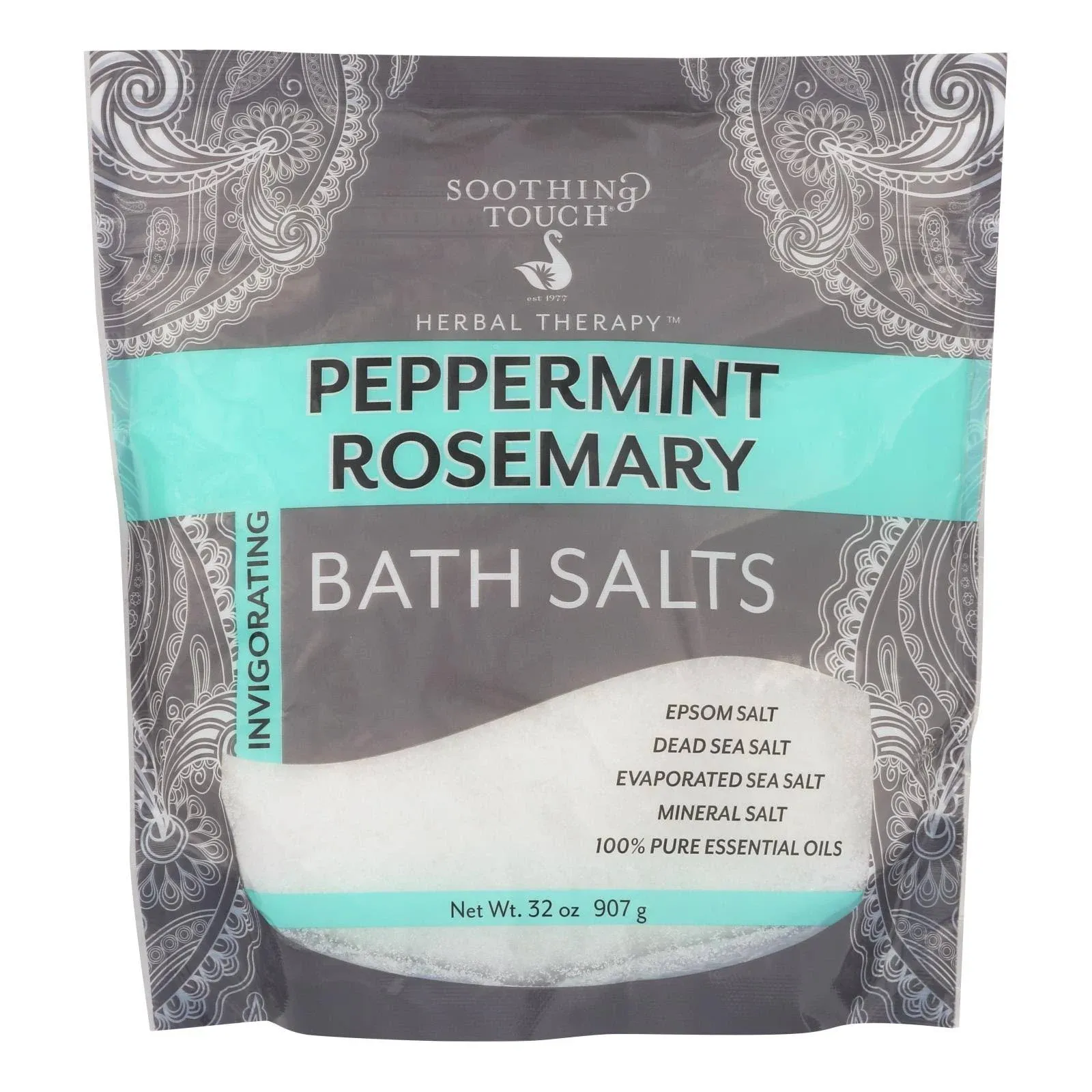 Soothing Touch 32 oz Peppermint Rosemary Bath Salts