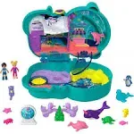 Polly Pocket Otter Aquarium Compact Aquarium Theme with Micro Polly &amp; Nicolas