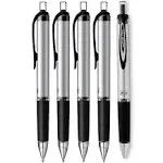 Impact RT Retractable Bold Point Gel Pens, 5 Black Ink Pen (65870)