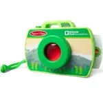 Melissa & Doug Sights & Sounds Wooden Toy Camera Play Set, Rocky Mountain