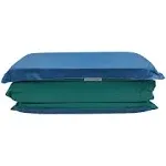 2 inch Thick - 2&#034;H x 19&#034;W x 44&#034; D, Blue/Teal, Great for Home Schooling