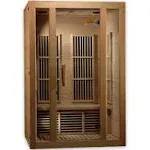 Maxxus Seattle 2 Person Low EMF Far Infrared Sauna Canadian Hemlock