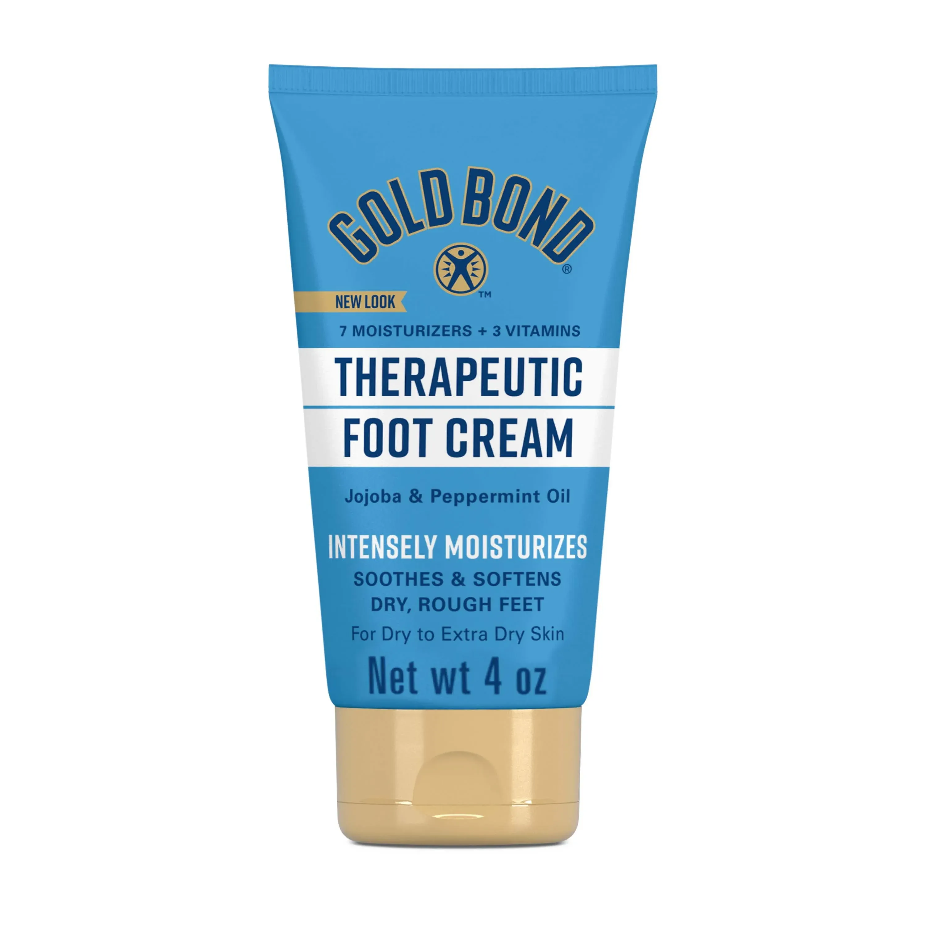 Gold Bond Foot Cream, Therapeutic, Triple Action Relief - 4 oz