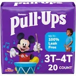 Pull-Ups Potty Training Underwear for Boys Size 5 3T 4T - 20 Count