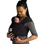 Baby K’tan BREEZE Cotton Mesh Wrap Style Baby Carrier, BLACK, XS