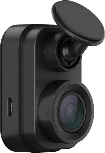 Garmin Dash Cam Mini 2, 1080p, App Remote Monitoring with Constant Power Cable