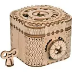 Treasure Box Mechanical Gears 3D Wooden Puzzle