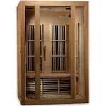 Maxxus "Seattle" 2 person Low EMF FAR Infrared Sauna - Canadian Hemlock