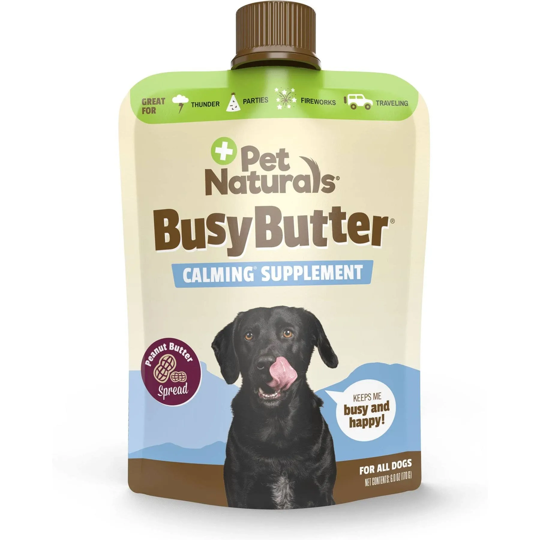 Pet Naturals BusyButter Calming Peanut Butter for Dogs (6 oz)