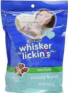 Purina Whisker Lickin'S Tuna Flavor for Cats, 10 oz Pouches (4 Pack)