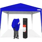 Best Choice Products 10x10ft Pop Up Canopy Outdoor Portable Adjustable Instant Gazebo Tent w/ Carrying Bag - Resort Blue