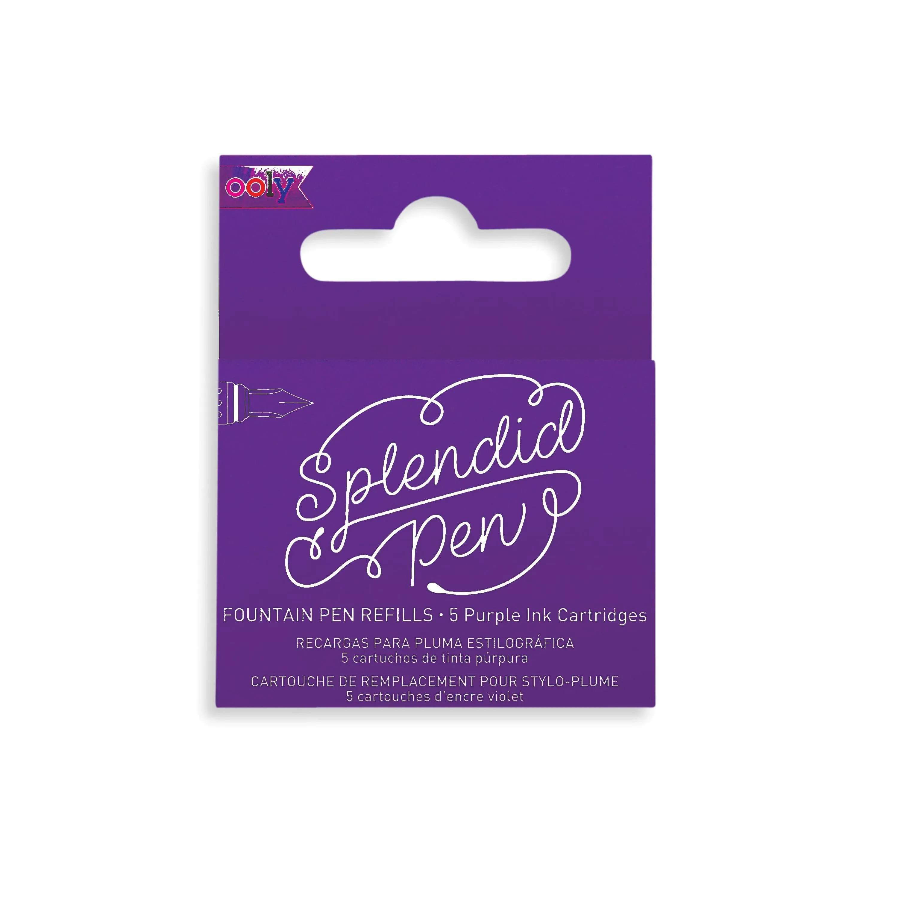 Ooly Splendid Fountain Pen Ink Refills - Purple