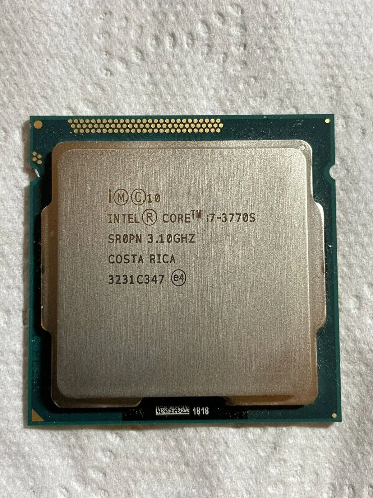 Intel Core i7-3770S 3.10GHz Processor SR0PN