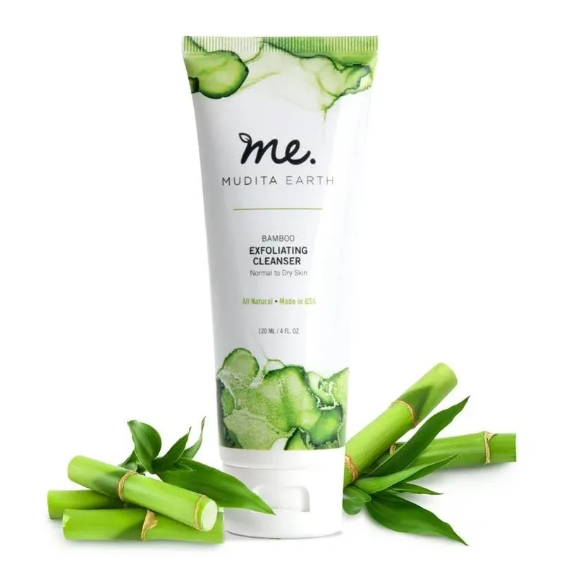 me. MUDITA EARTH Bamboo Exfoliating Cleanser 4 oz.