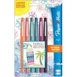 Paper Mate Flair Medium Felt Tip Pens, Tropical Colors - 6 Pack