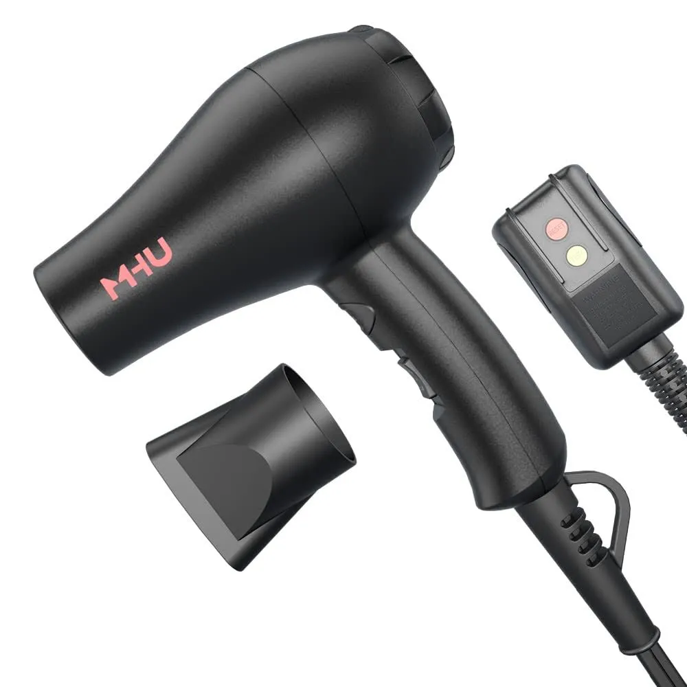 Mini Blow Dryer Ceramic Ionic 1000 Watts for Painting and Acrylic Pouring, Small Hair Dryer Compact and Lightweight for