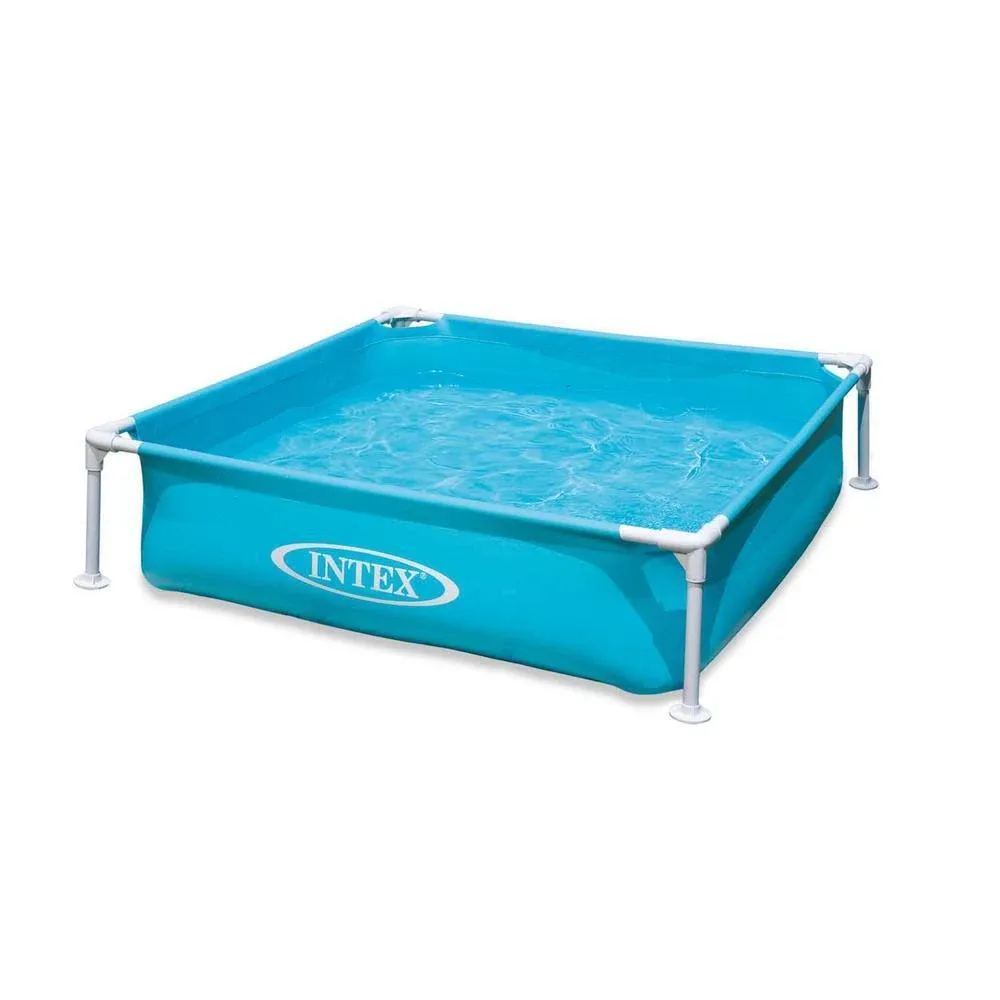 Intex Mini Frame Kids 48" x 48" x 12" Beginner Kiddie Swimming Pool (2 Pack)