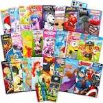 24 Bulk Coloring Books for Kids Ages 4-8 - Assorted 24 Licensed Coloring Books |