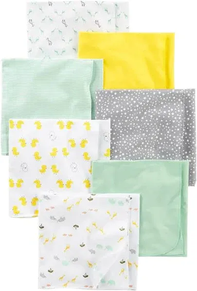 Simple Joys by Carter's Baby 7-Pack Flannel Receiving Blankets